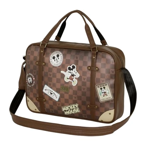 Offerta a tempo: Disney Topolino Journey-Borsa Computer Laptop, Marrone, 42 x 30 cm - 37% da 47.71 € a 29.95 €