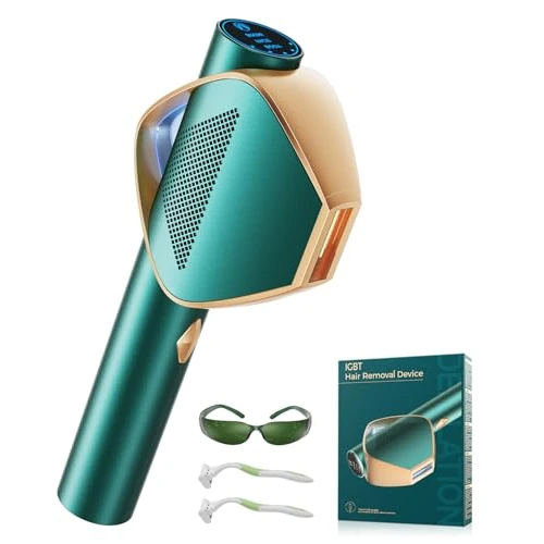 Epilator Luce Pulsata, IPL Laser Epilator met IGBT-snelle flits, 3 in 1 Energia Graduata, Max 19,8 J, Oneindige flits, Laser 600 NM, voor vrouwen/mannen, Lichaam- en gezichtsepilatie