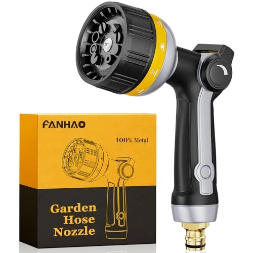 Offerta a tempo: FANHAO Robusta pistola irrigazione in metallo, 10 modalità di getto - 36% da 36.00 € a 22.93 €