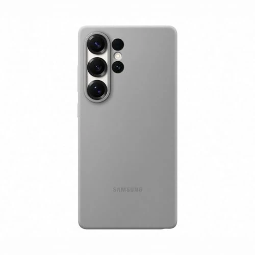Samsung Silicone Case cover colorata in silicone per Galaxy S25 Ultra, Gray