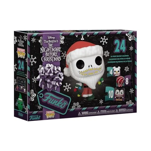 Begrenztes Angebot: Funko Pocket Pop! Countdown Calendar: The Nightmare Before Christmas - TNBC- Adventskalender - 13 Tage Voller Überraschungen - Vinyl-Minifigur Zum Sammelns - Mystery Box - Geschenkidee von 49.93 EUR auf 43.94 EUR (Rabatt 12%)