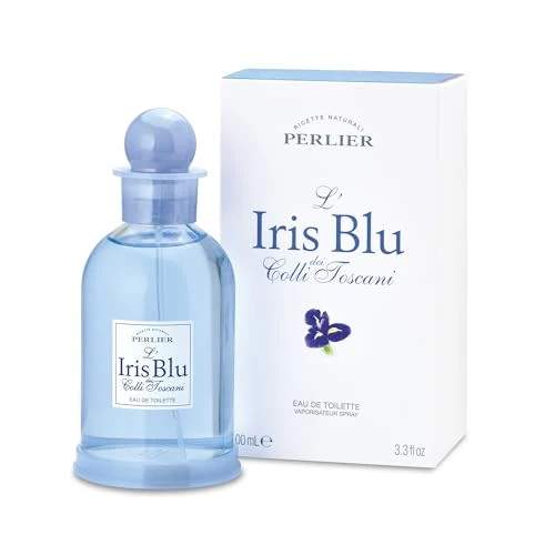 Perlier, Iris Blu Eau de toilette 100 ml Parfum floral iris, élégance toscane, inspirée de l'art italien