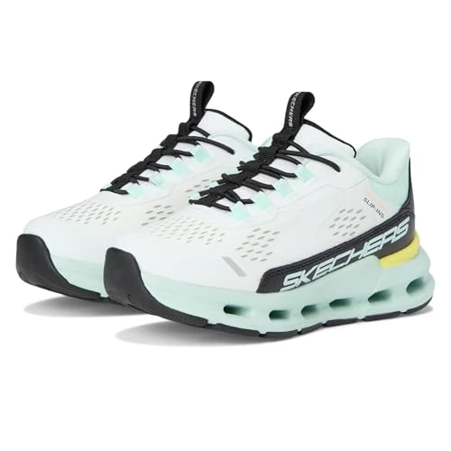 Offre limitée : Skechers Baskets Glide-Step + Vista Lane pour Fille, Blanc, 6 UK de 60.00 € à 60.00 € (0.00% de remise)