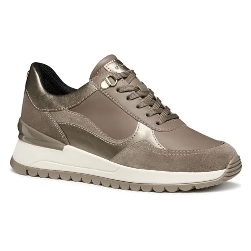 Oferta limitada: Geox D Desya, Zapatillas Mujer, Beige, 35 EU de 38.48 € a 38.48 € (ahorro 0.00%)