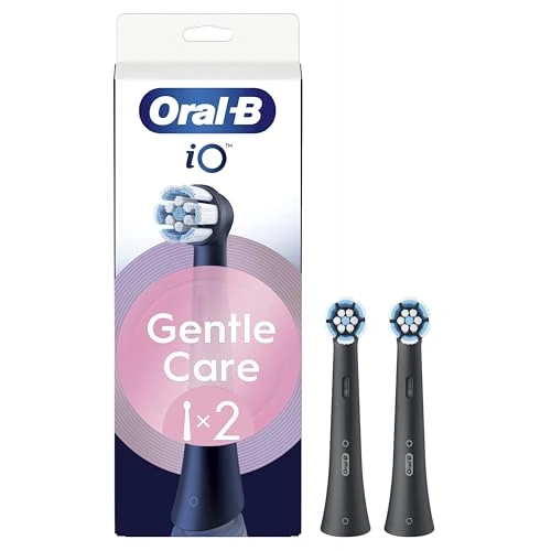 Begrenztes Angebot: Oral-B Gentle Care Ersatzbürsten, echt, schwarz, weich, geeignet für empfindliches Zahnfleisch, runde Bürste für elektrische Zahnbürsten, Oral B iO, 2 Stück von 16.99 EUR auf 16.99 EUR (Rabatt 0%)