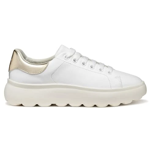 Offerta a tempo: Geox Sneaker da Donna D Spherica Ec4.1, Bianco, 41 EU - 38% da 139.90 € a 86.99 €