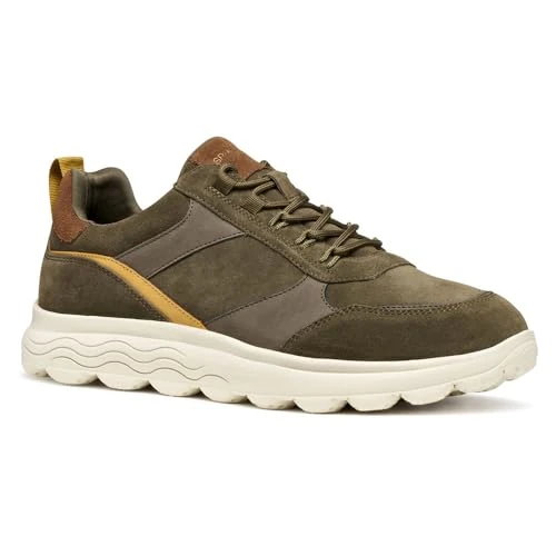Beperkte aanbieding: Geox U SPHERICA sneakers voor heren, groen, 41 EU, groen, 41 EU van 140.21 EUR naar 140.21 EUR (besparing 0%)