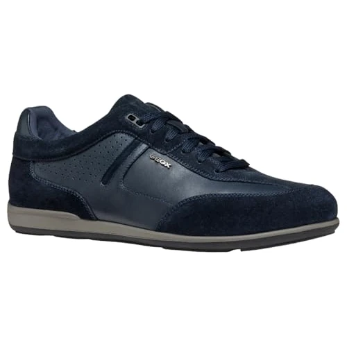 Oferta ograniczona: Geox Męskie buty sportowe U IONIO, niebieskie, 44 EU, niebieski, 44 EU z 282.10 PLN na 282.10 PLN (zniżka 0%)