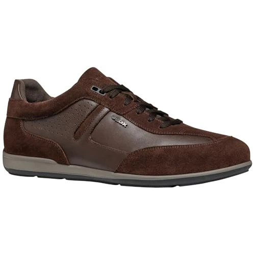 Offerta a tempo: Geox U Ionio, Scarpe da Ginnastica Uomo, Marrone, 43 EU - 50% da 109.90 € a 54.95 €
