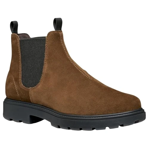 Geox U Spherica Ec7, Stivale alla Caviglia Uomo, Brown Cotto, 42 EU