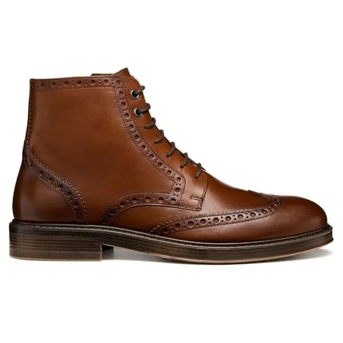 Offerta a tempo: Geox Stivali da uomo U Henreys alla caviglia, cognac, 41.5 EU - 55% da 149.90 € a 67.66 €
