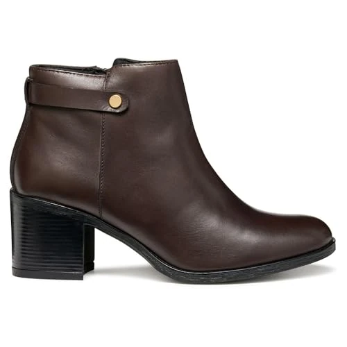Limitiertes Angebot: Geox WOMAN D NEW ASHEEL ANKLE BOOTS DK BROWN 36_EU von 130.00 EUR auf 130.00 EUR (Spare 0%)