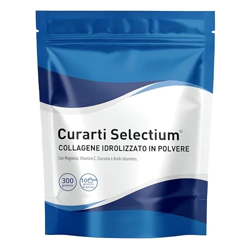 Offerta a tempo: Plameca Curarti Selectium - Collagene idrolizzato con Magnesio, Vitamina C, Curcuma e Acido ialuronico - Integratore articolazioni - Collagene polvere - 300 gr - 0.00% da 14.07 € a 14.07 €