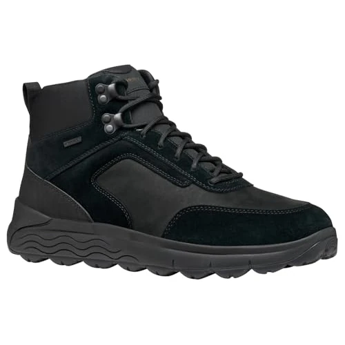Offre limitée : Geox U SPHERICA 4X4 B ABX Bottines pour homme, noir, taille 41 UE, Noir, 41 EU de 79.22 € à 79.22 € (0.00% de remise)