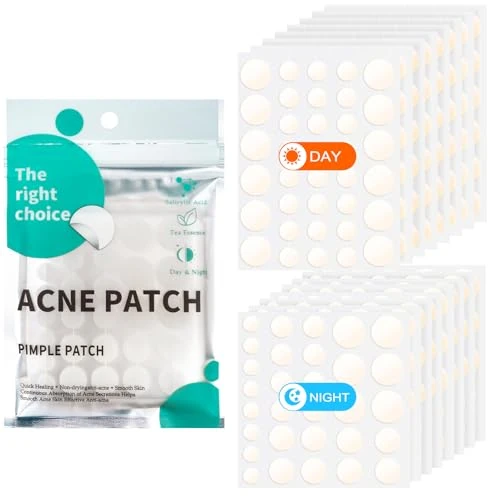Offre limitée : Pimple Patches 528 pièces, Hydrocolloïde Acné Patch, Invisible Naturel Patch Bouton, Utilisation de Jour et de Nuit, 2 en 1, Avec Huile De Tea Tree Et Acide Salicylique 4 tailles (8/10/13/15 mm) de 8.99 EUR à 8.09 EUR (remise 10%)