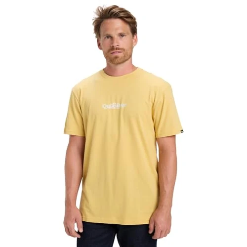 Oferta limitada: Quiksilver Fineline SS - Camiseta de Manga Corta, Color Amarillo S de 14.99 € a 14.99 € (ahorro 0.00%)