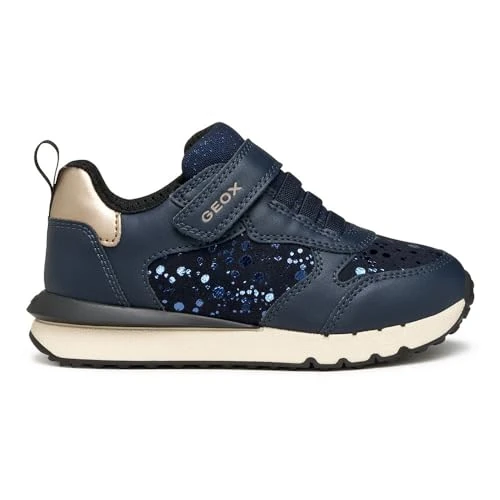 Geox JUNIOR J FASTICS Girl Sneakers Navy/Platinum 24_EU