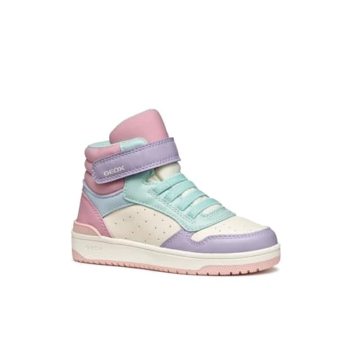 Limited-time offer: Geox Junior J Washiba Girl Sneakers Lt Pink/Watersea 34_EU from 43.05 GBP to 43.05 GBP (save 0%)