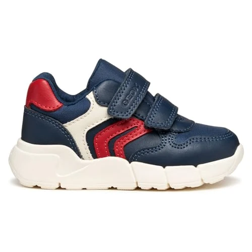 Offerta a tempo: Geox B Flexyper Mini Boy, Scarpe da Ginnastica Bimbo 0-24, Marina Rossa, 23 EU - 0.00% da 30.66 € a 30.66 €