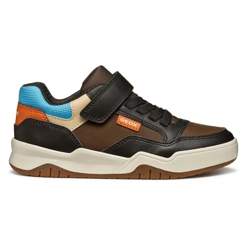 Geox Junior J Perth Boy Sneakers Brown/Lt Blue 33_EU