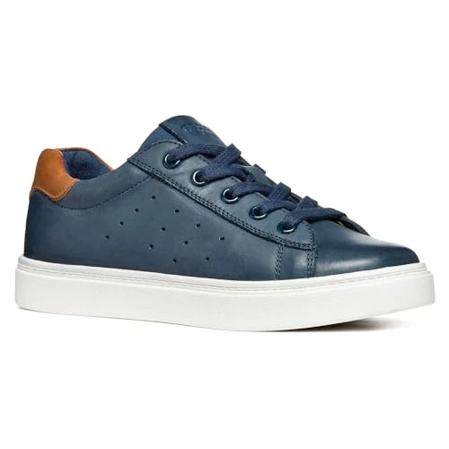 Offerta a tempo: Geox J Nashik Boy, Scarpe da Ginnastica, Navy Brown, 40 EU - 40% da 72.90 € a 43.74 €