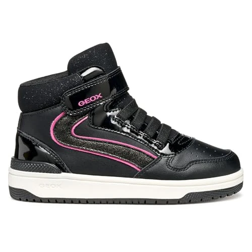 Geox Junior J Washiba Girl Sneakers Black/Fuchsia 26_EU