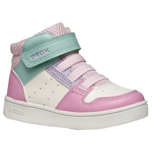 Limited-time offer: Geox Baby B Eclyper Girl Sneakers White/Dk Pink, 21 EU from 20.46 £ to 20.46 £ (save 0.00%)