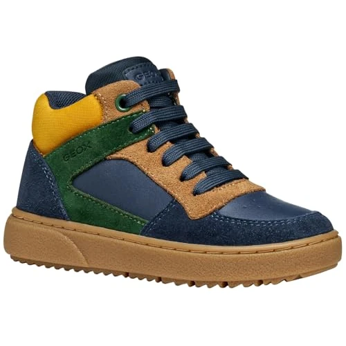 Limited-time offer: Geox Junior J Theleven Boy Sneakers Navy/Green, 39 EU from 62.50 GBP to 58.66 GBP (save 6%)