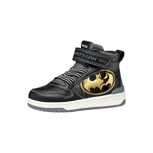 Tijdelijke aanbieding: Geox J WASHIBA Sneakers voor jongens, zwart/goud, 37 EU, zwart/goud., 37 EU van 49.13 € naar 49.13 € (0.00% korting)