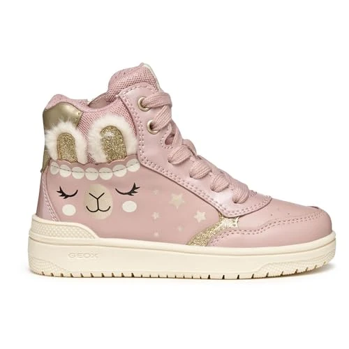 Limited-time offer: Geox Junior J Washiba Girl Sneakers Old Rose/Platinum 30_EU from 54.99 GBP to 54.99 GBP (save 0%)