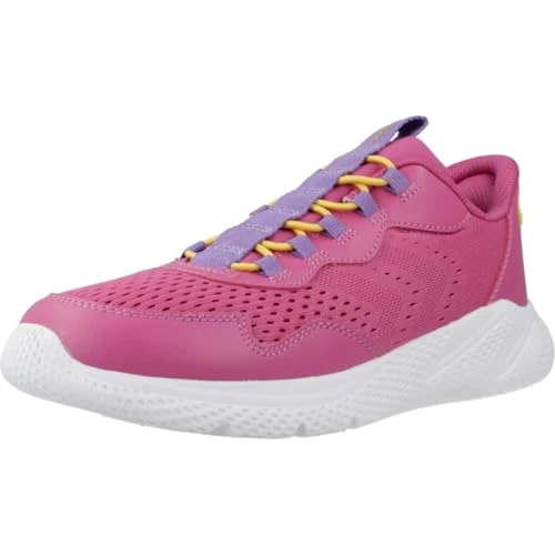 Oferta limitada: Geox J Sprintye Fast in G, Zapatillas, Dk Fucsia Violet, 28 EU de 34.68 € a 33.73 € (ahorro 3%)