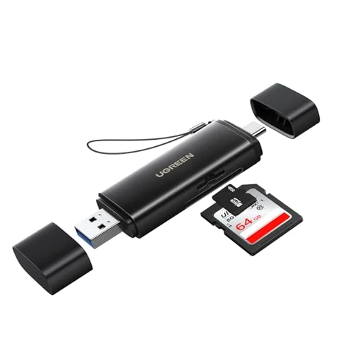 Offerta a tempo: UGREEN 2 in 1 Lettore Schede SD Micro SD USB C USB A 4.0 OTG Card Reader Tipo C Adattatore per Scheda 5Gbps Compatible con iPhone 17 Pro Max Air MacBook Pro iPad Pro Galaxy S25 24 Mate70 P70 - 29% da 19.99 € a 14.24 €