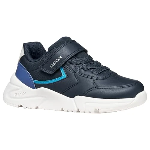 Limited-time offer: Geox Junior J Loftus Boy Sneakers, Navy/Royal, 38 EU from 53.50 GBP to 53.50 GBP (save 0%)
