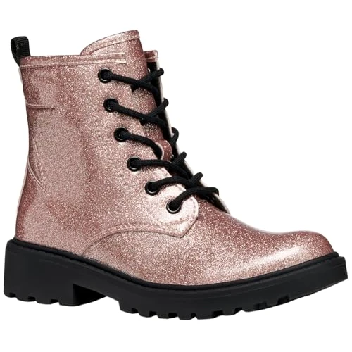 Offre limitee: Geox Bottines J Casey Girl Ankle, Rose vieilli, 32 EU de 79.90 EUR a 79.90 EUR (economie 0%)