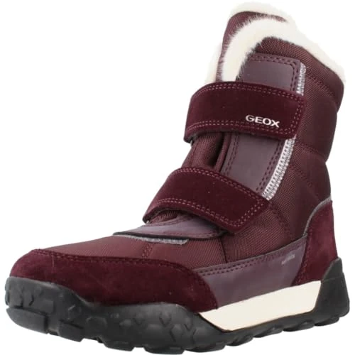 Offerta a tempo: Geox J Trekkyup Girl B Ab, Stivale alla Caviglia, Dk Burgundy, 26 EU - 60% da 84.90 € a 34.12 €