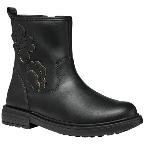 Limited-time offer: Geox J Eclair Girl Ankle Boot, Black, 34 EU, black, 1.5 UK from 66.00 GBP to 66.00 GBP (save 0%)