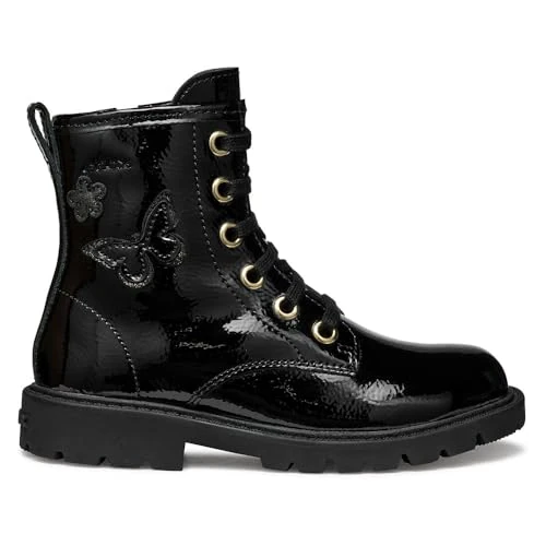 Geox J Shaylax Girl Bottines à la Cheville, Noir, 38 EU