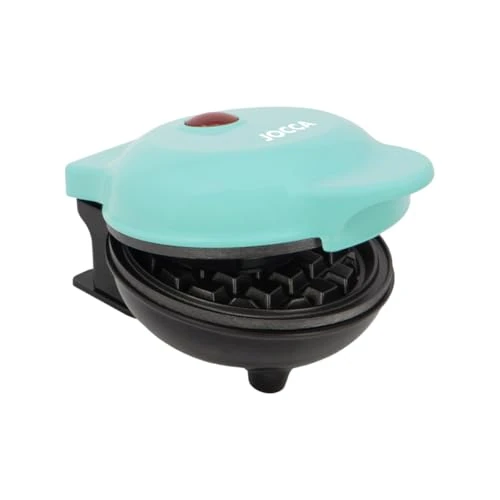Limitiertes Angebot: Jocca Waffeleisen Rund 500W, Antihaftbeschichtet, Kontrollleuchten, Türkis von 19.99 EUR auf 17.99 EUR (Spare 10%)