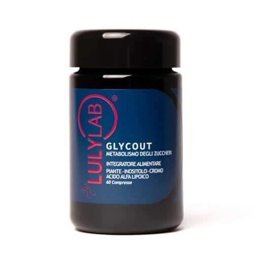 Offerta a tempo: LULYLAB Glycout Integratore per Glicemia e Controllo del Peso, 60 Compresse, Supporto al Metabolismo degli Zuccheri con Gelso Bianco, Cromo Picolinato, Inositolo, Acido Alfa Lipoico e Melograno - 20% da 39.90 € a 31.92 €