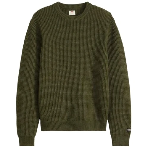 Offerta a tempo: Levi's Presidio Crew Pullover, Foglie Autunnali Heathe, S Uomo - 26% da 90.00 € a 66.99 €