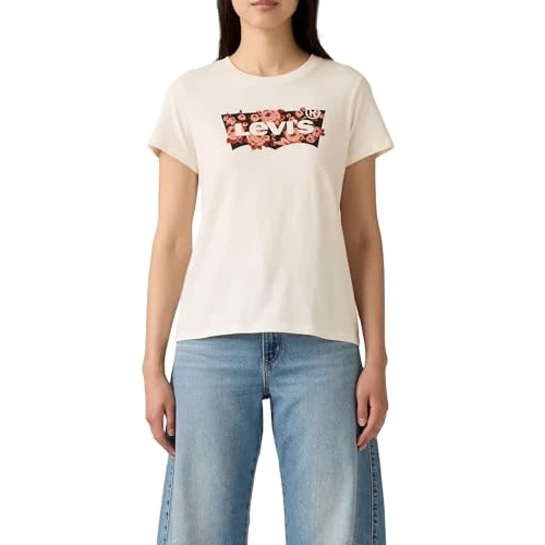 Levi's T-Shirt The Perfect pour Femme, Gab Rose BW Fill Egr, L