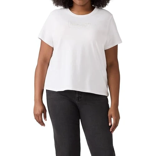 Tijdelijke aanbieding: Levi's Pl Perfect Tee Batwing Shine Plus Bright, Batwing Shine Plus B, XXL Grote maten van 27.67 EUR naar 27.67 EUR (korting 0%)