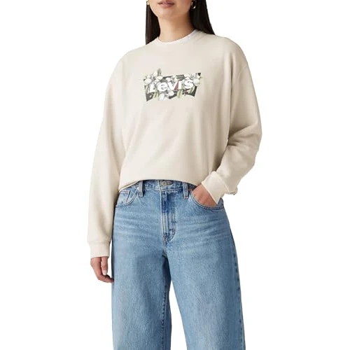 Offerta a tempo: Levi's Lse_gr Everyday Crew Maglia di Tuta Donna — 33% da 65,00 € a 43,28 €