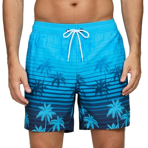 Oferta limitada: Bañador Hombre de Secado Rápido Impermeable Bañadores Largo, Traje de Baño para Natacion Piscina Corto Pantalones, Verano Shorts Hombre de Playa Arena Deportes M Palma de Coco de 19.99 € a 19.99 € (ahorro 0.00%)
