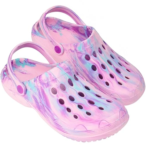Tijdelijke aanbieding: CityComfort Klompen voor dames, Tie Dye Paars, 35.5/36.5 EU van 21.26 € naar 21.26 € (0.00% korting)