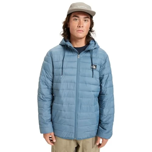 Quiksilver Scaly Hood - Chaqueta (Talla S), Color Azul