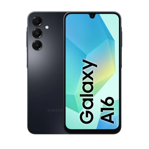 Offerta a tempo: Samsung Galaxy A16, 3 anni di Garanzia del produttore, Android 14, Display Super AMOLED 6.7" FHD+, 4GB RAM, 128GB, Batteria 5.000 mAh, IP54, memoria espandibile, Black [Versione Italiana] - 0.00% da 125.00 € a 125.00 €