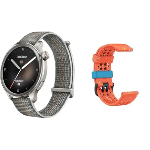 Amazfit Balance Smartwatch 46 mm = + Smartwatch Fascia di Ricambio Ufficiale Arancia