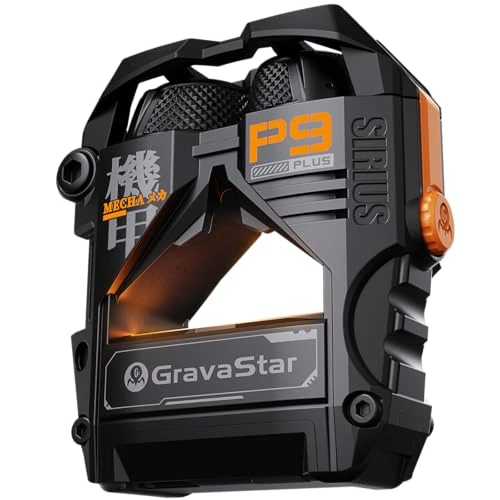 Oferta limitada: GravaStar Sirius Plus - Auriculares inalámbricos verdaderos, Bluetooth 5.3, cancelación activa de ruido, auriculares ANC, tiempo de reproducción de 28 horas, llamada clara ENC, aplicación de de 99.95 EUR a 69.96 EUR (ahorro 30%)