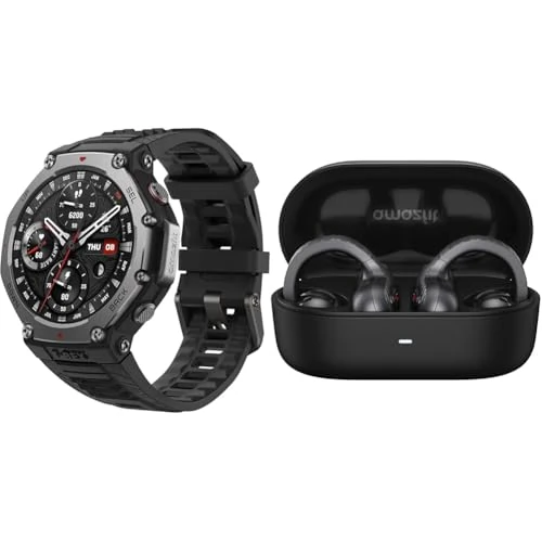 Offre limitée : Amazfit T-Rex 3 Outdoor Smartwatch 48mm Écran AMOLED, Cartes et Navigation Hors Ligne+OWS Casque Bluetooth 5.3 de 359.80 EUR à 242.72 EUR (remise 32%)